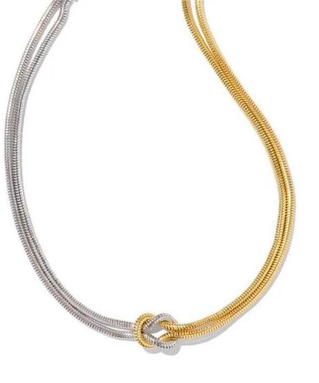 Titanium Steel Knotted Necklace - ELY VESSA LLC