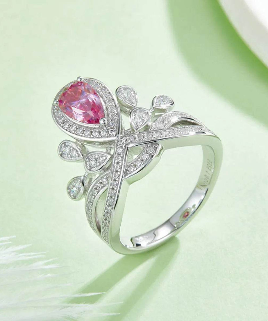 1 Carat Moissanite 925 Sterling Silver Ring - ELY VESSA LLC