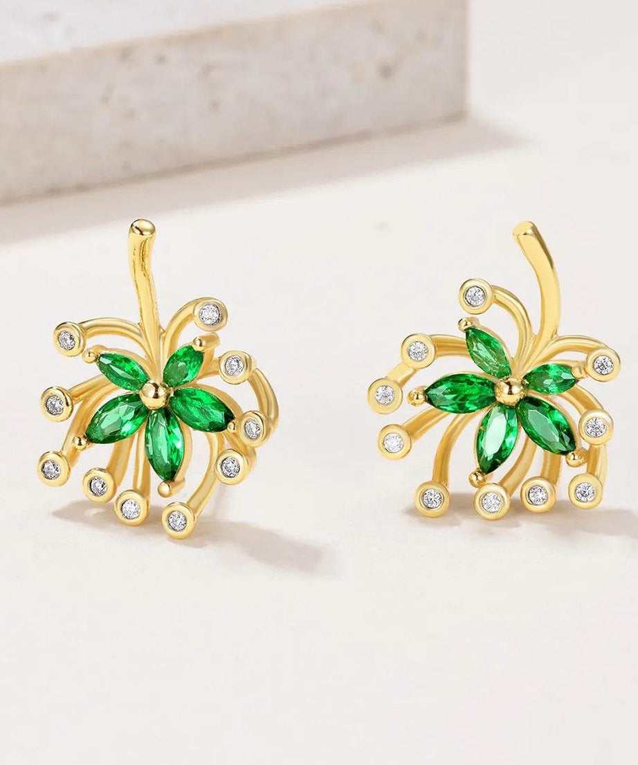 925 Sterling Silver Moissanite Stud Earrings - ELY VESSA LLC