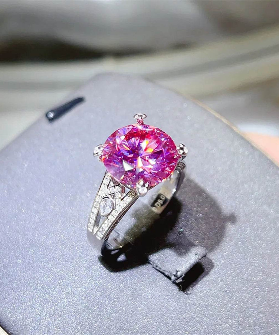 5 Carat Moissanite 925 Sterling Silver Ring - ELY VESSA LLC