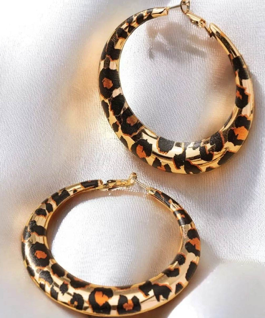 18K Gold-Plated Hoop Earrings - ELY VESSA LLC