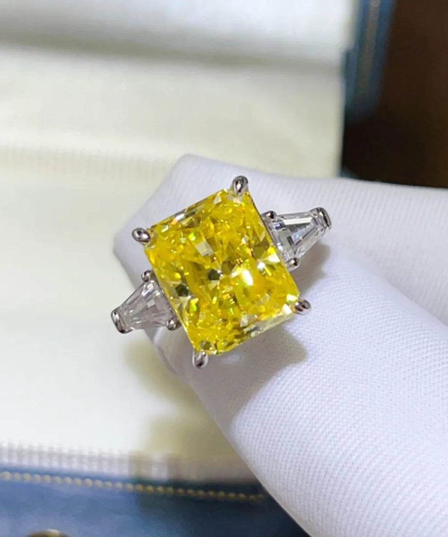 5 Carat Moissanite 925 Sterling Silver Ring - ELY VESSA LLC