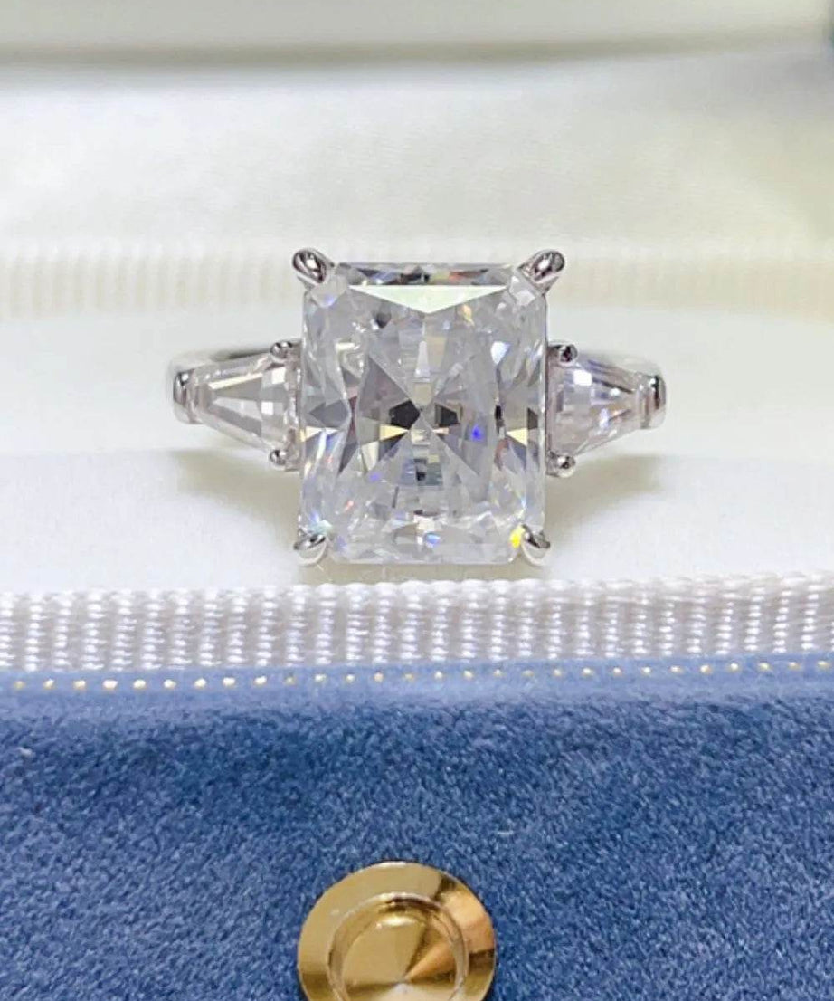 5 Carat Moissanite 925 Sterling Silver Ring - ELY VESSA LLC