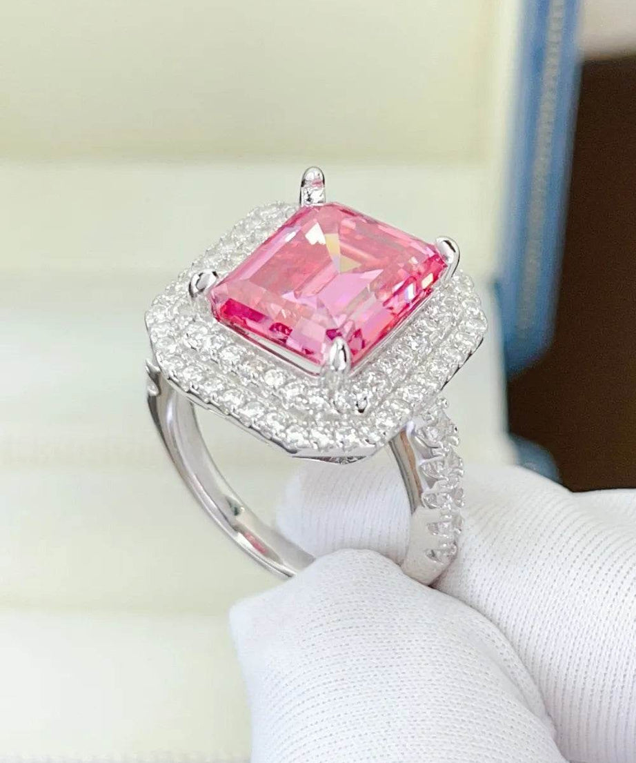 2 Carat Moissanite 925 Sterling Silver Ring - ELY VESSA LLC