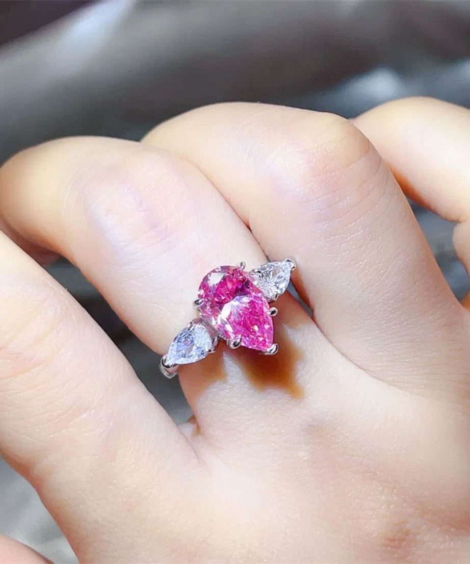 2 Carat 925 Sterling Silver Moissanite Ring - ELY VESSA LLC