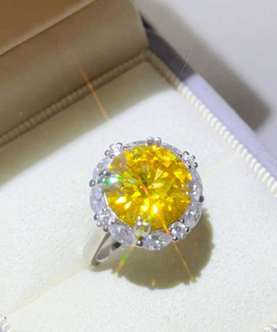 5 Carat Moissanite 925 Sterling Silver Ring - ELY VESSA LLC