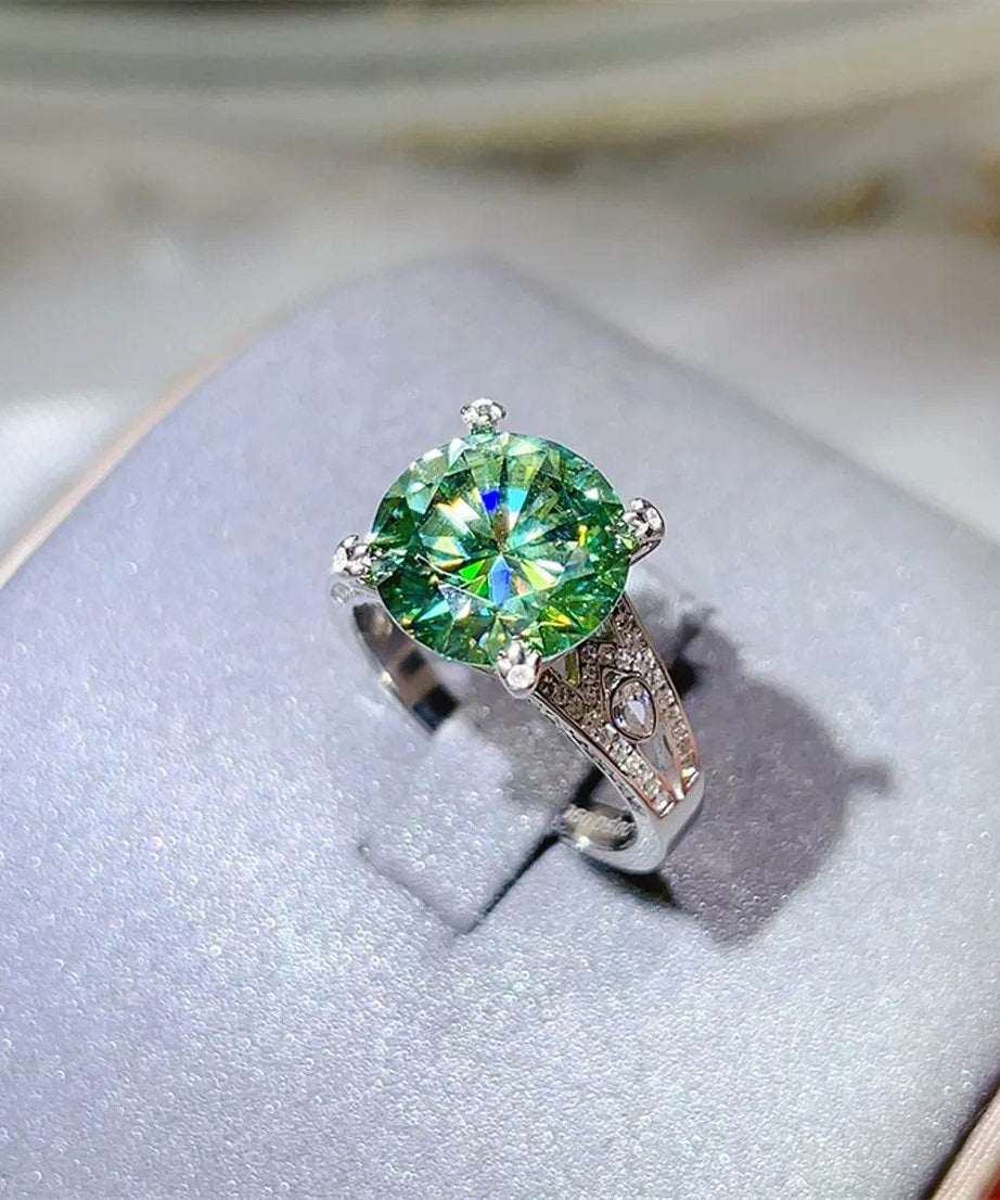 5 Carat Moissanite 925 Sterling Silver Ring - ELY VESSA LLC